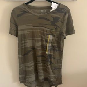 Zoe + Liv camouflage top